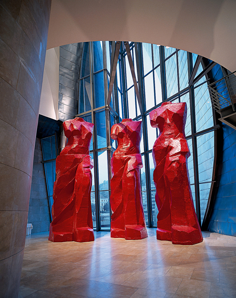 Three red spanish Venuses | Jim Dine | Guggenheim Bilbao Museoa