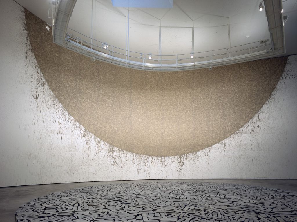 Richard Long-en instalazioaz| Richard-Long | Guggenheim Bilbao Museoa