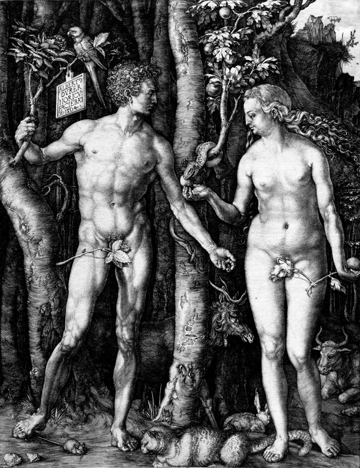 Adam and Eve | Alberto Durero | Guggenheim Bilbao Museoa