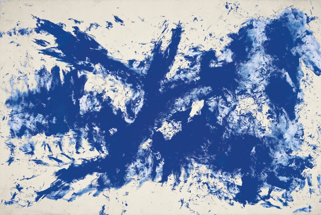 La grande Anthropométrie bleue (ANT 105) | Yves Klein | Guggenheim Bilbao Museoa