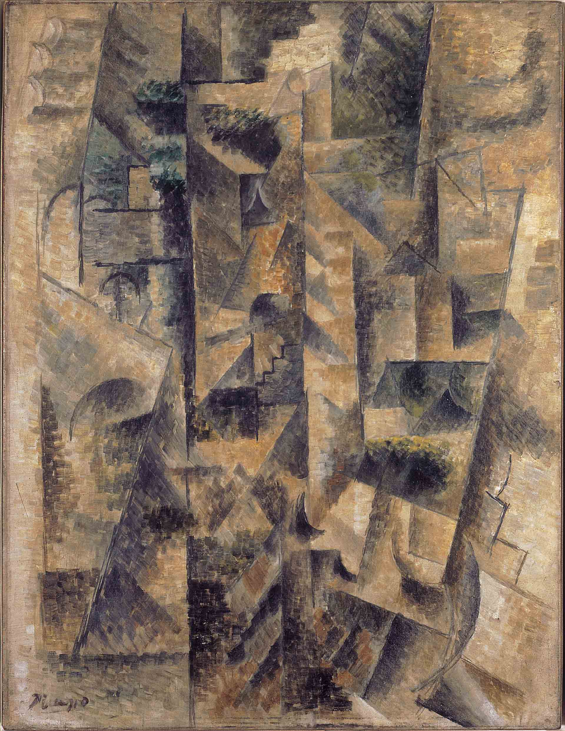 picasso cubist landscape