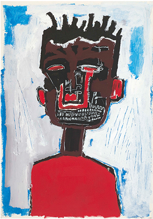 Jean Michel Basquiat SELF PORTRAIT HARLAP Zoom
