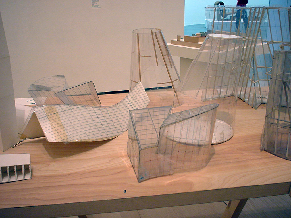 Frank Gehry-k egindako maketak | Guggenheim Bilbao Museoa