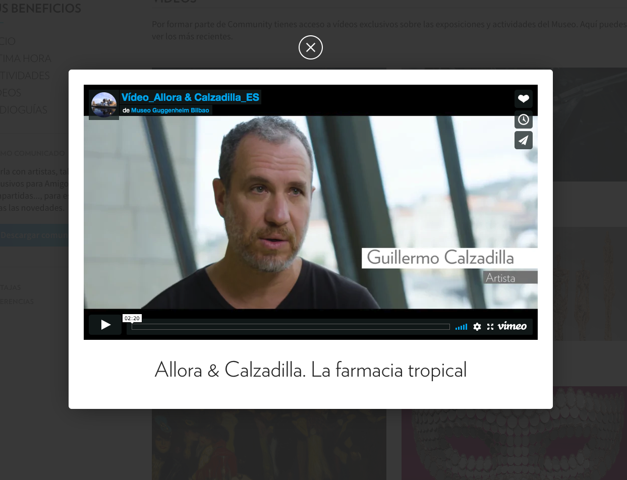 Contenidos online exclusivos | Guggenheim Bilbao Museoa
