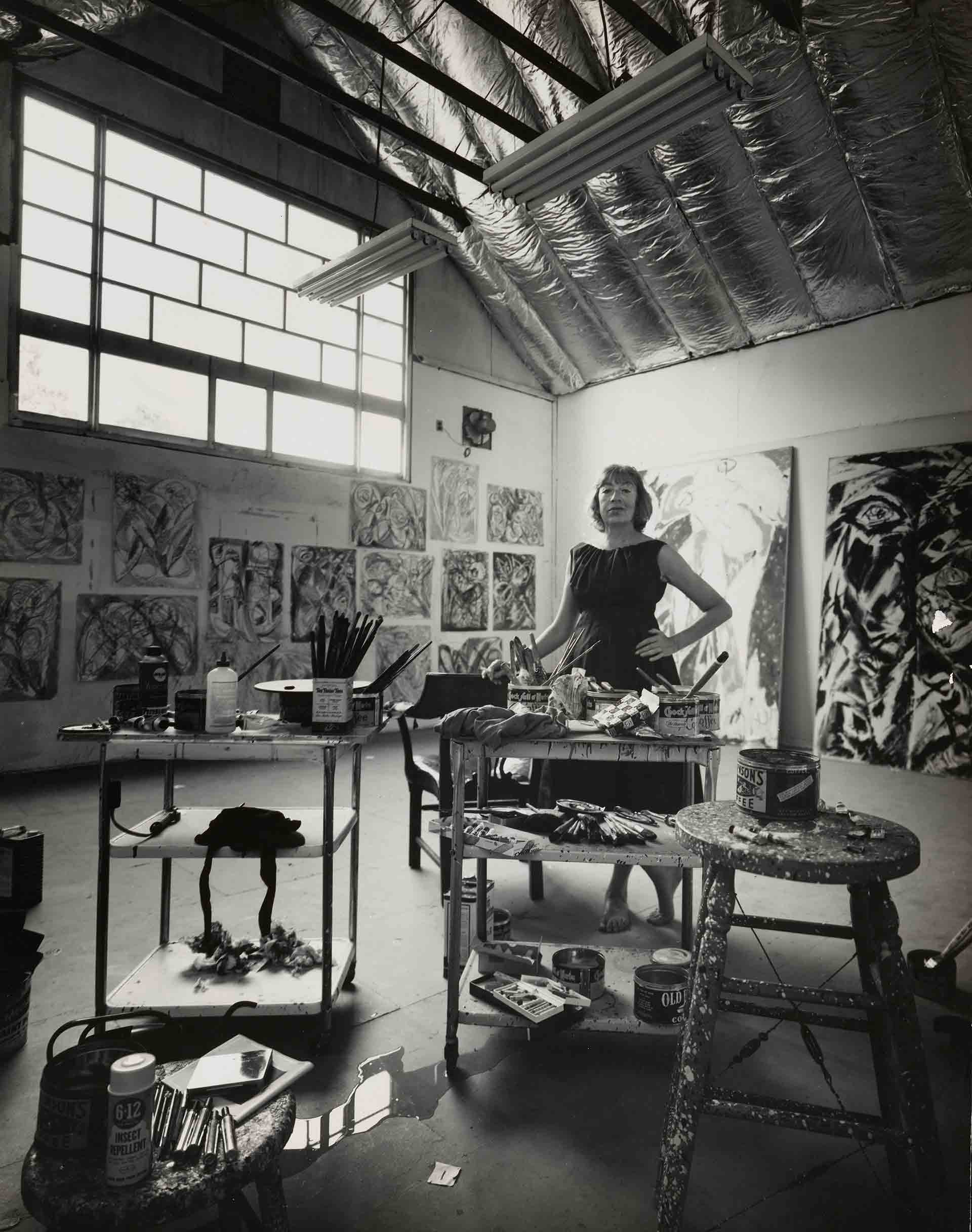 Hans Namuth LK in studio