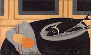 ブラック画集VARENGEVILLE Georges Braque 1968, Georges Braque | Bottle, Glass, and Pipe (Violette de Parme