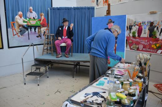 Hockney et le portrait