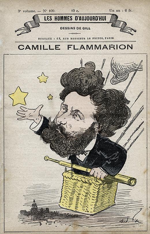 caricatura-camille-flammarion