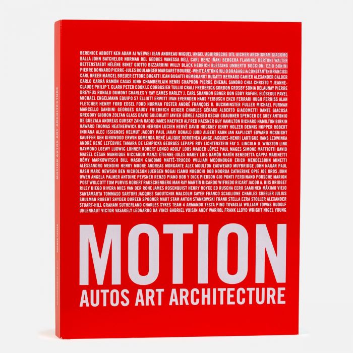 Catálogo de la exposición Motion. Autos, Art, Architecture
