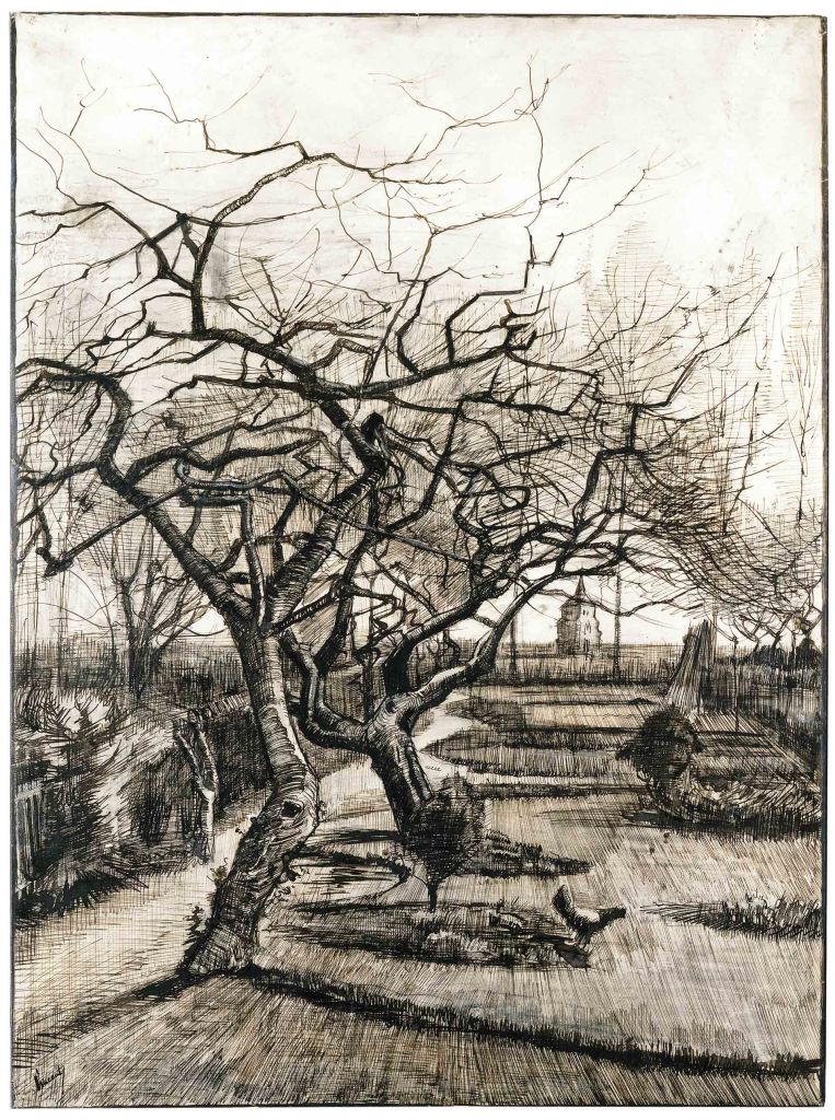 The Parsonage Garden at Nuenen in Winter, 1884 | Guggenheim Museum